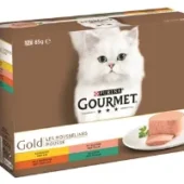 Gourmet Gold 12-Pack Fijne Mousse katten natvoer