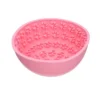 Eat Slow Live Longer Lick Mat Wobble Bowl Roze