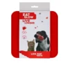 Eat Slow Live Longer katten Lick Mat Wave Rood