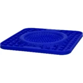 Eat Slow Live Longer Lick Mat Wave Blauw