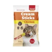 Sanal Cream kattensnack sticks met kip