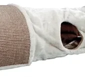 trixie katten krabtunnel grijs bruin taupe