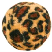 Trixie set pluche kattenballen in luipaardprint 4x4st