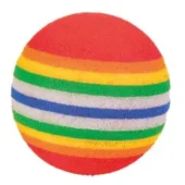 Trixie schuimstof set regenboogballen- katten