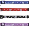 Trixie katten halsband Safer life met poot en print assorti