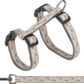 Alternative view of Trixie kattentuig met riem grijs / beige