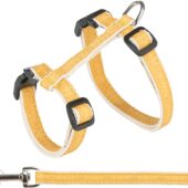 Alternative view of Trixie kattentuig met riem beige / okergeel