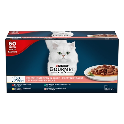 Gourmet Perle Mini Filets In Saus Kip/Konijn/Rund/Zalm - Afbeelding 2