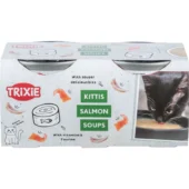 Trixie Kittis Soup Kip en zalm 4x80gr