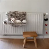 Croci radiator kattenhangmat beige 47x30x25 cm