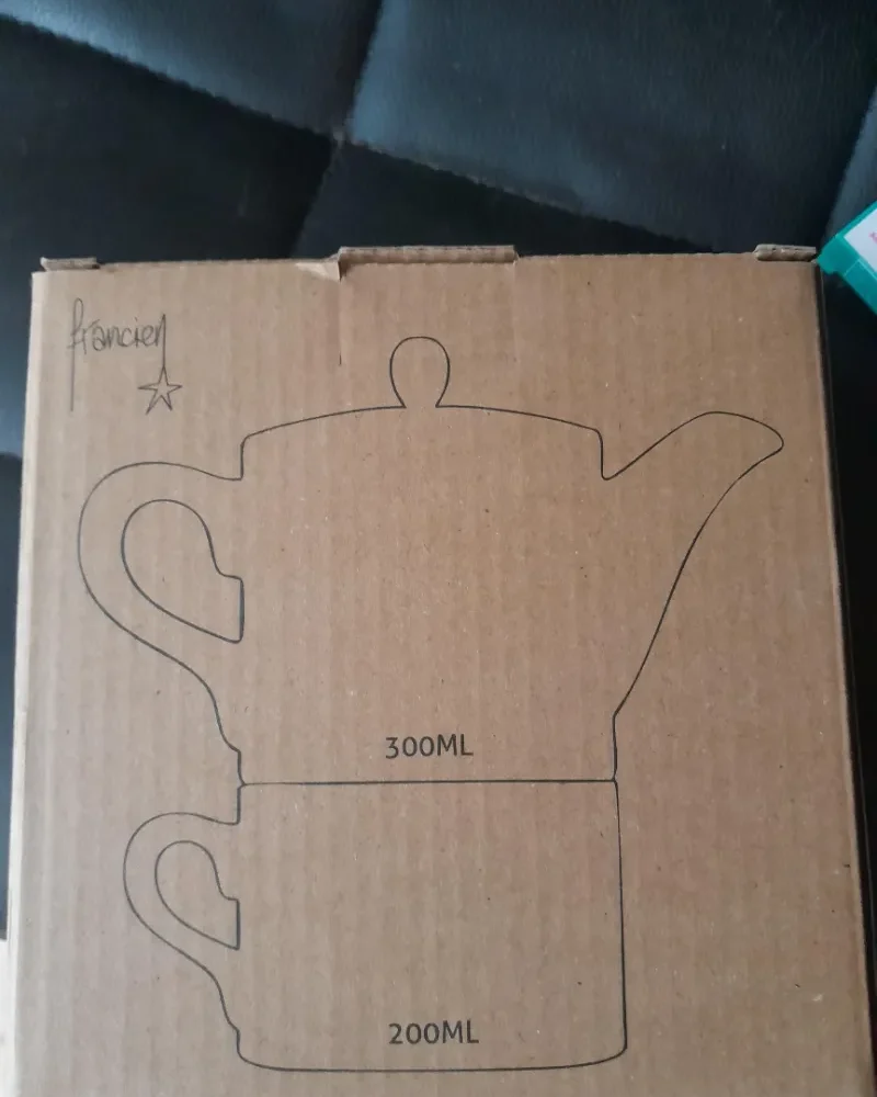 Francien 1-persoons kattenTheepot met Kopje