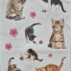 Franciens herplakbare katten raamstickers
