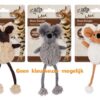 AFP MOUSE DANGLER LAMSWOL MET CATNIP ASSORTI