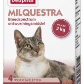 Beaphar Milquestra Katten ontworming 4 tabletten