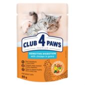 CLUB 4 PAWS PREMIUM ADULT SENSITIVE DIGESTION POUCH KIP IN SAUS