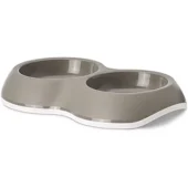 Savic dubbele kattenvoerbak Delice- assorti kleuren