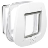TRIXIE 4-WEG KATTENLUIK SPECIAAL VOOR GLAS WIT