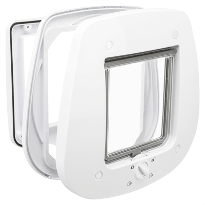 TRIXIE 4-WEG KATTENLUIK SPECIAAL VOOR GLAS WIT