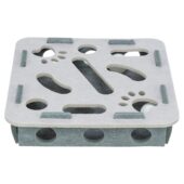 TRIXIE HOLE'N'ROLL BOX VILT GRIJS