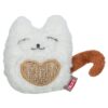 TRIXIE KAT STOF / PLUCHE MET KATTENKRUID / CATNIP WIT / BEIGE
