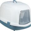 TRIXIE KATTENBAK PRIMO XXL TOP MET KAP BLAUW / WIT