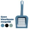 TRIXIE KATTENBAKSCHEP VOOR SILICAATSTROOISEL GRANULAAT L ASSORTI