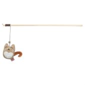 TRIXIE KATTENHENGEL KAT HOUT / PLUCHE MET KATTENKRUID / CATNIP