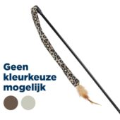 TRIXIE KATTENHENGEL STAART PANTERPRINT PLUCHE MET KATTENKRUID / CATNIP