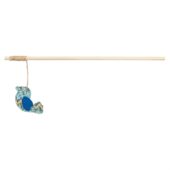 TRIXIE KATTENHENGEL VOGEL HOUT / PLUCHE MET KATTENKRUID / CATNIP