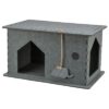 TRIXIE KATTENMAND HUIS LENE VILT GRIJS