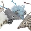 TRIXIE KATTENSPEELGOED MUIS PLUCHE STOF MET CATNIP