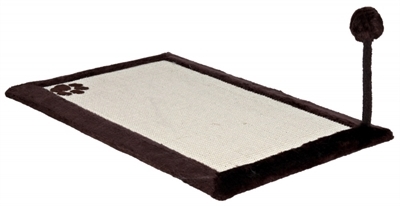 TRIXIE KRABMAT MET PLUCHE RAND BRUIN / NATUREL