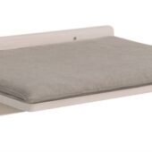 TRIXIE LIGPLATEAU MET KUSSEN VOOR MUURLANDSCHAP WIT