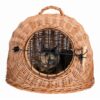 TRIXIE ROTAN KATTENMAND MET DEUR