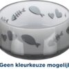 TRIXIE VOERBAK / WATERBAK VIS / HART KUNSTSTOF / RUBBERRING ASSORTI