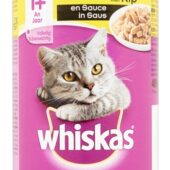 WHISKAS BLIK ADULT BROKJES IN SAUS KIP