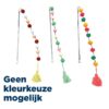 CROCI KATTENHENGEL POMPOM ASSORTI