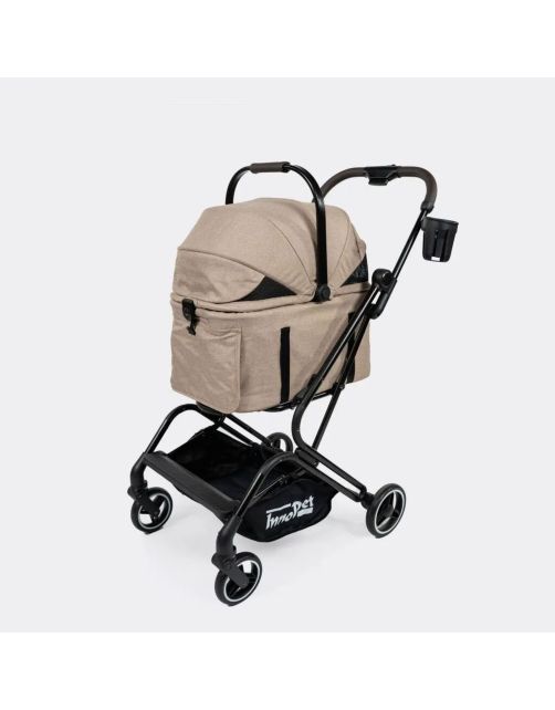 InnoPet Nomad Kattenbuggy & Reismand – 78x51x109 cm Taupe