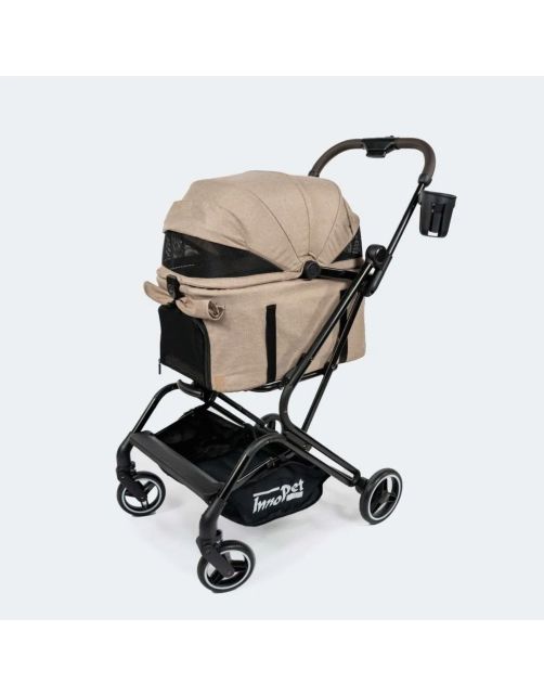 InnoPet Nomad Kattenbuggy & Reismand – 78x51x109 cm Taupe
