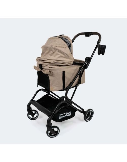 InnoPet Nomad Kattenbuggy & Reismand – 78x51x109 cm Taupe