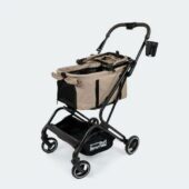 InnoPet Nomad Kattenbuggy & Reismand – 78x51x109 cm Taupe