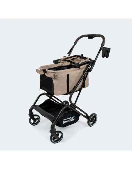 InnoPet Nomad Kattenbuggy & Reismand – 78x51x109 cm Taupe