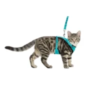 Trixie kattentuig mesh y-vorm met elastische riem assorti