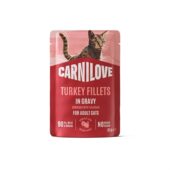 CARNILOVE POUCH TURKEY / VALERIAN IN GRAVY