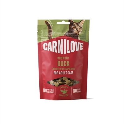 CARNILOVE CRUNCHY SNACK DUCK / RASPBERRIES
