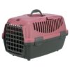 TRIXIE VERVOERSBOX CAPRI 1 DONKERGRIJS / OUDROZE