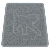 TRIXIE KATTENBAKMAT KATTENSILHOUET PVC LICHTGRIJS