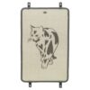 TRIXIE KRABMAT MET PRINT TAUPE