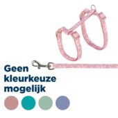 TRIXIE KATTENTUIGJE MET RIEM GEOMETRISCH MOTIEF ASSORTI