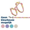 TRIXIE KATTENTUIGJE MET RIEM BLOEMEN MOTIEF ASSORTI